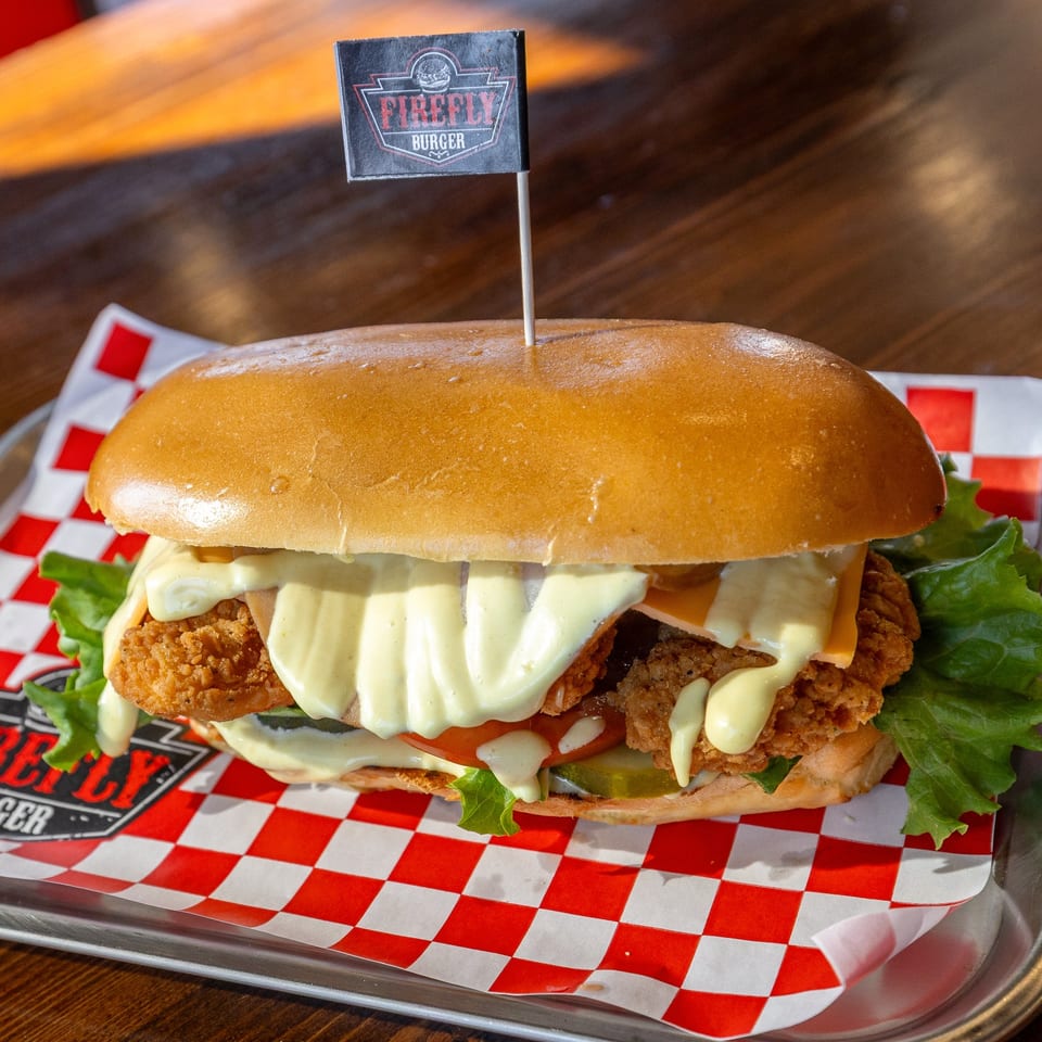 Bucharest crispy chicken sandwich